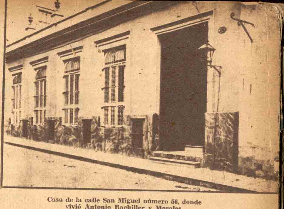 Foto de Casa donde también vivió Antonio Bachiller y Morales